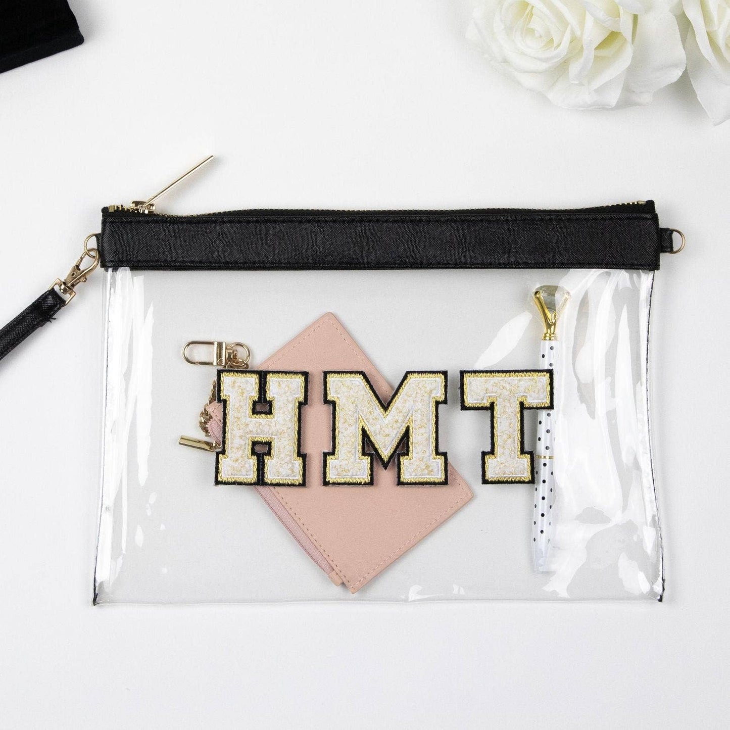 CLEAR TRAVEL BAG: GRAY