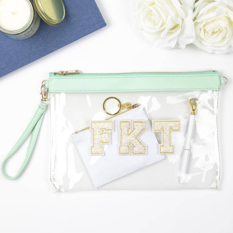 CLEAR TRAVEL BAG: GRAY