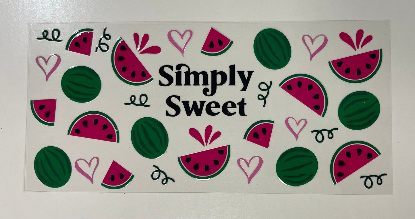 SIMPLY SWEET WATERMELONS UV WRAP