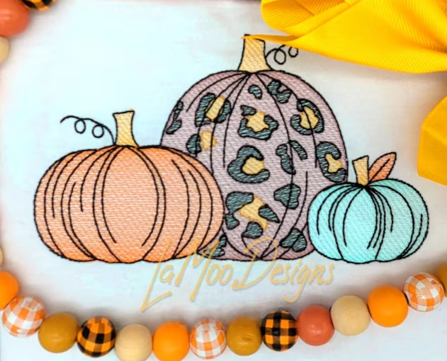 LEOPARD PUMPKIN TRIO