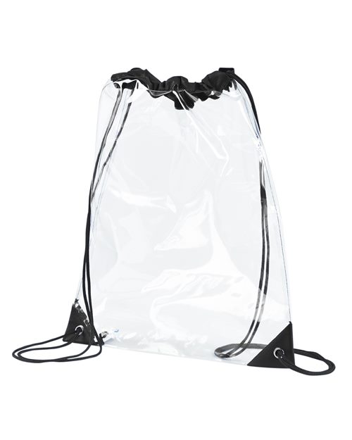 CLEAR DRAWSTRING SLING BAG