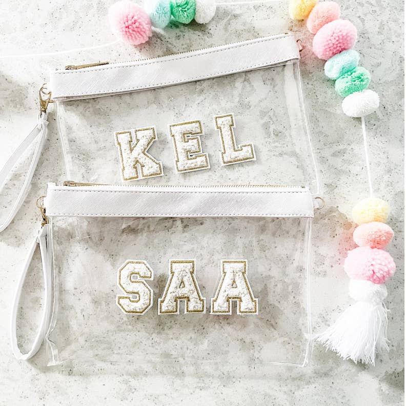 CLEAR TRAVEL BAG: GRAY