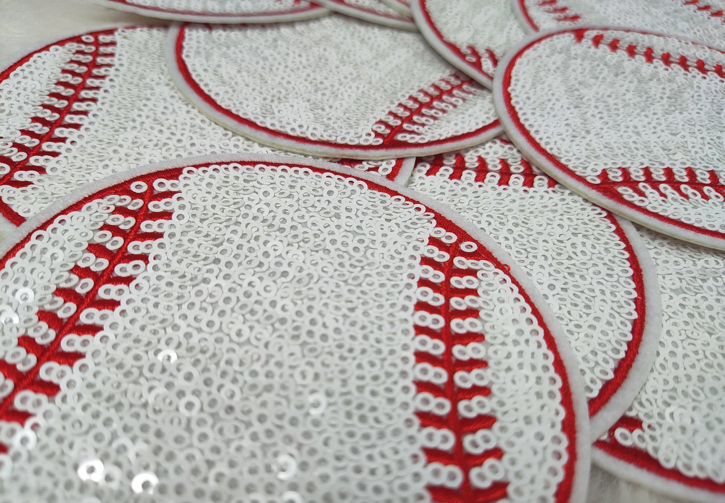 SEQUIN BASEBALL PATCH