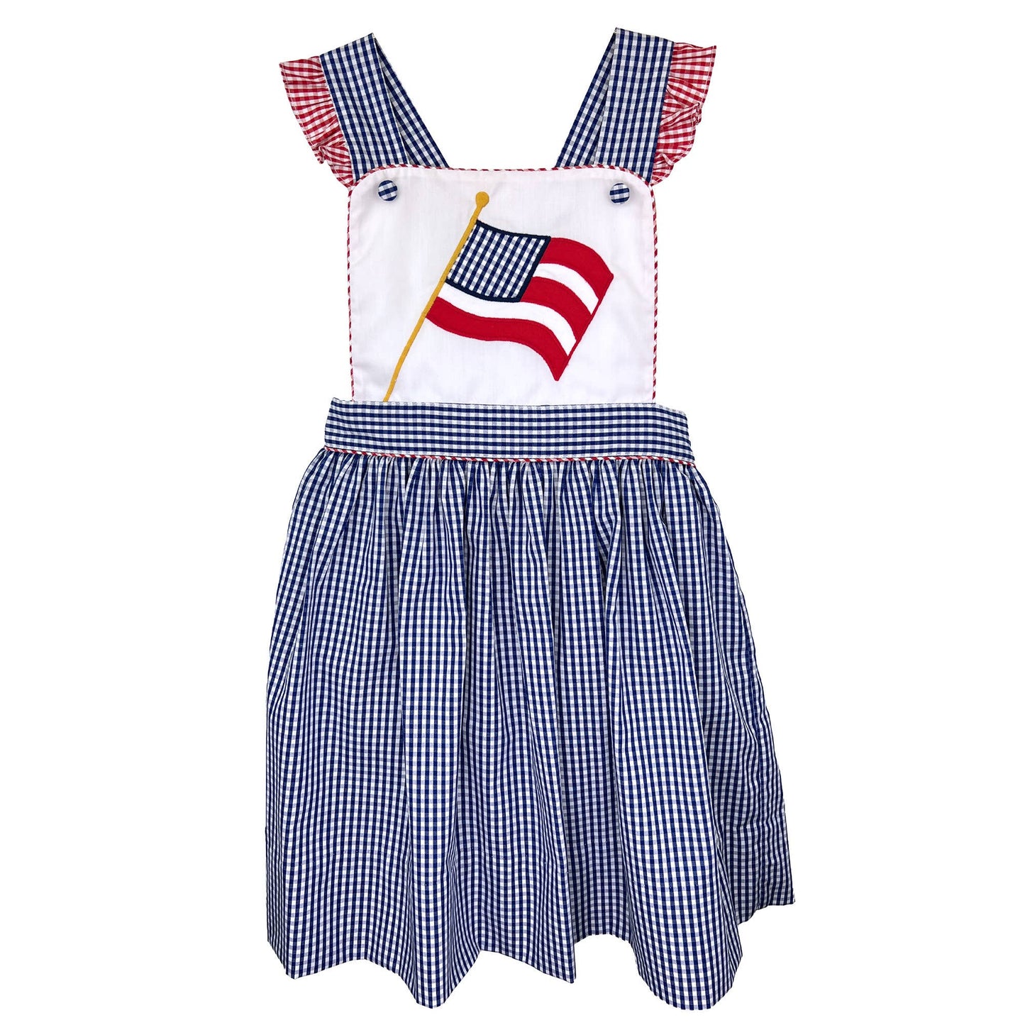 FLAG APPLIQUE DRESS