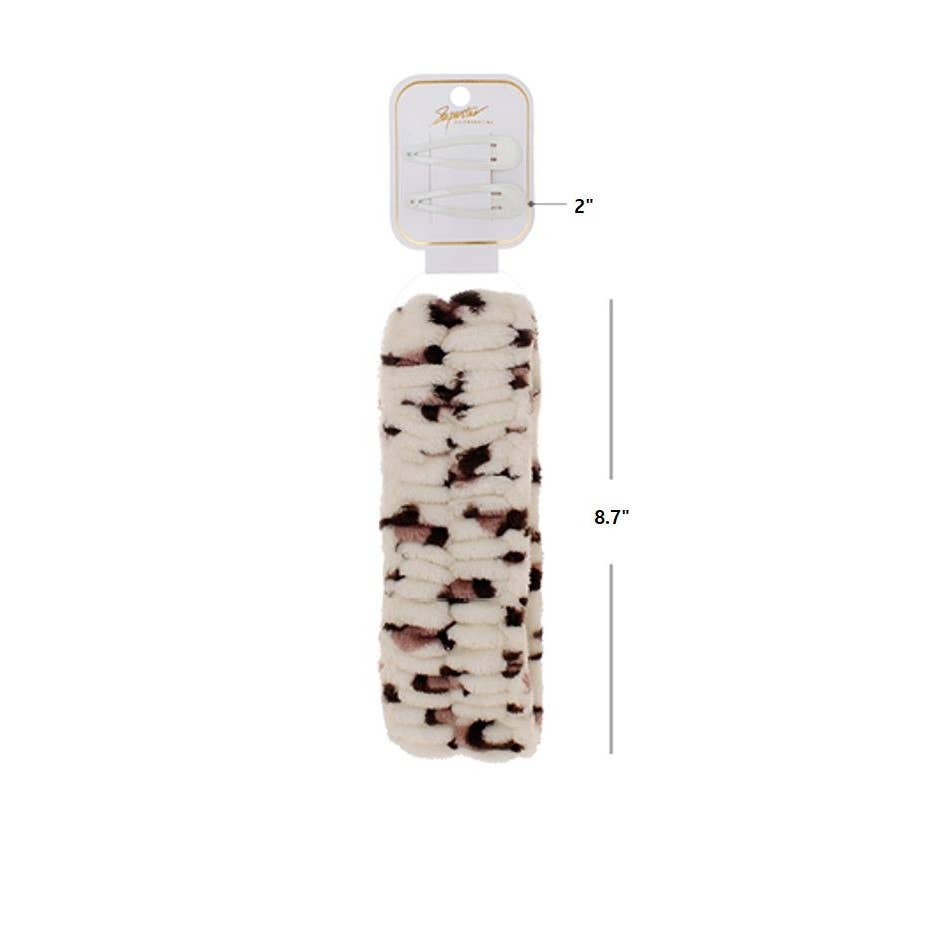Leopard Print Spa Headband