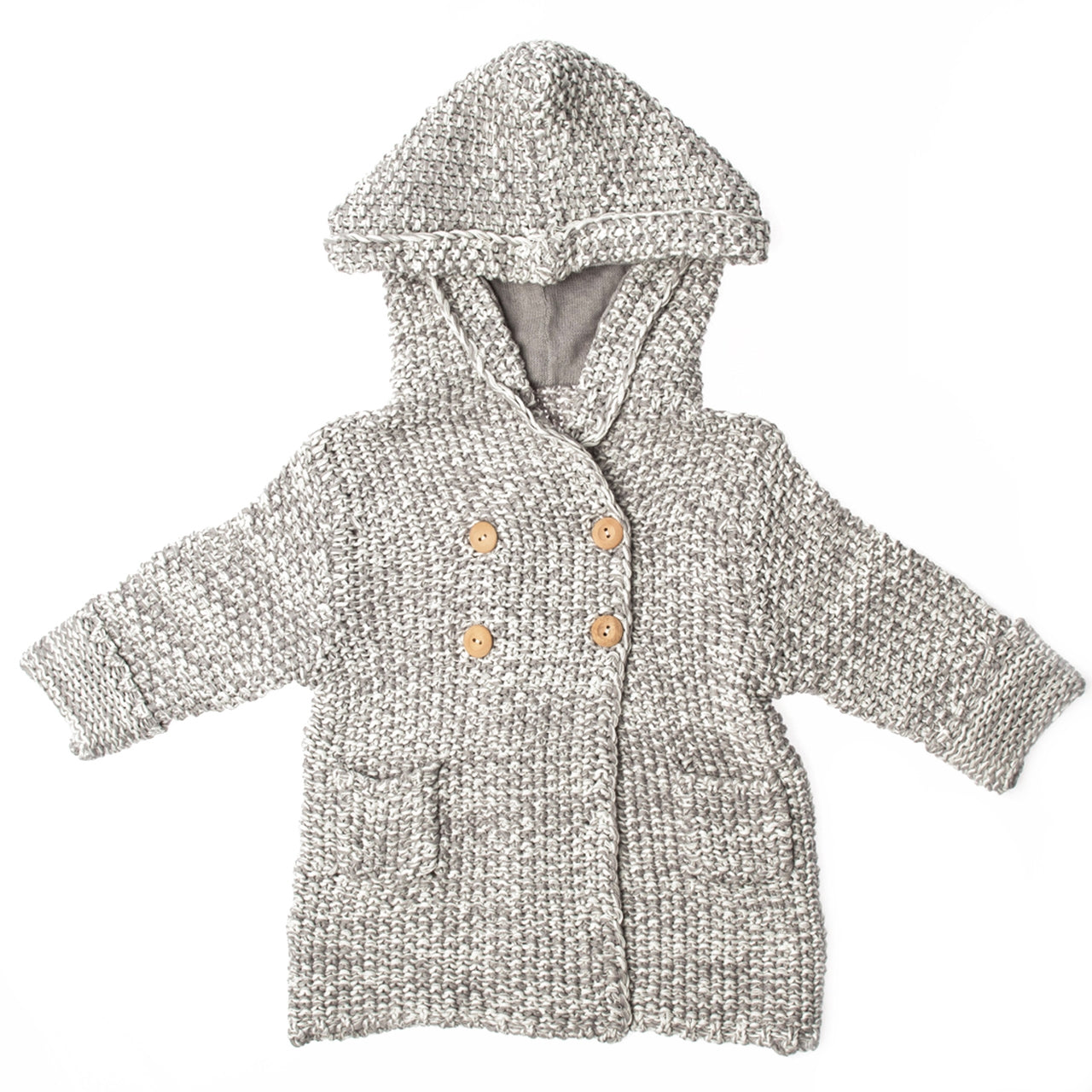 CROCHET KNIT HOODIE