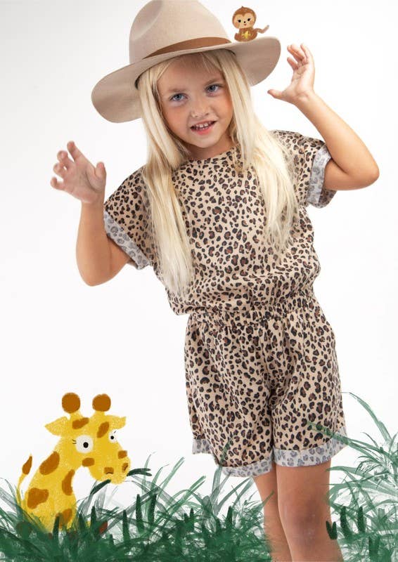 LEOPARD PRINT ROMPER