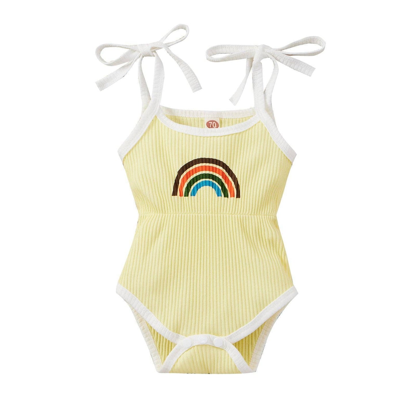 YELLOW RAINBOW JUMPSUIT