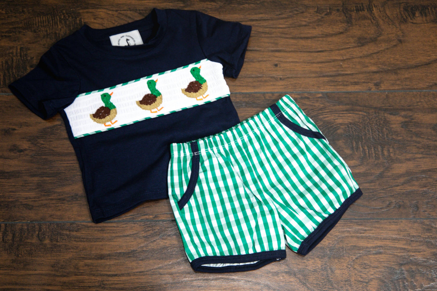 SMOCKED MALLARD SET