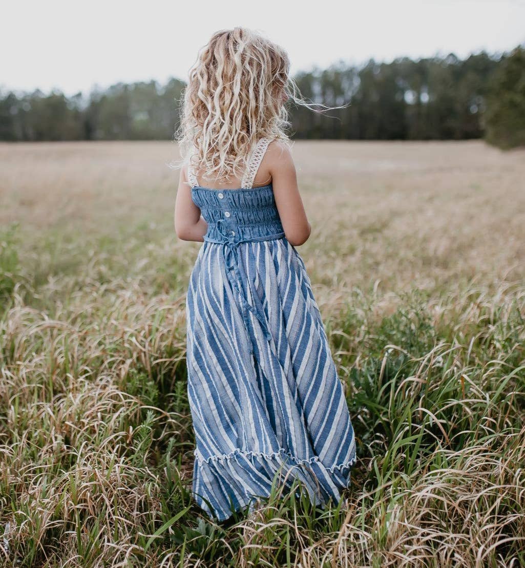DENIM MAXI DRESS