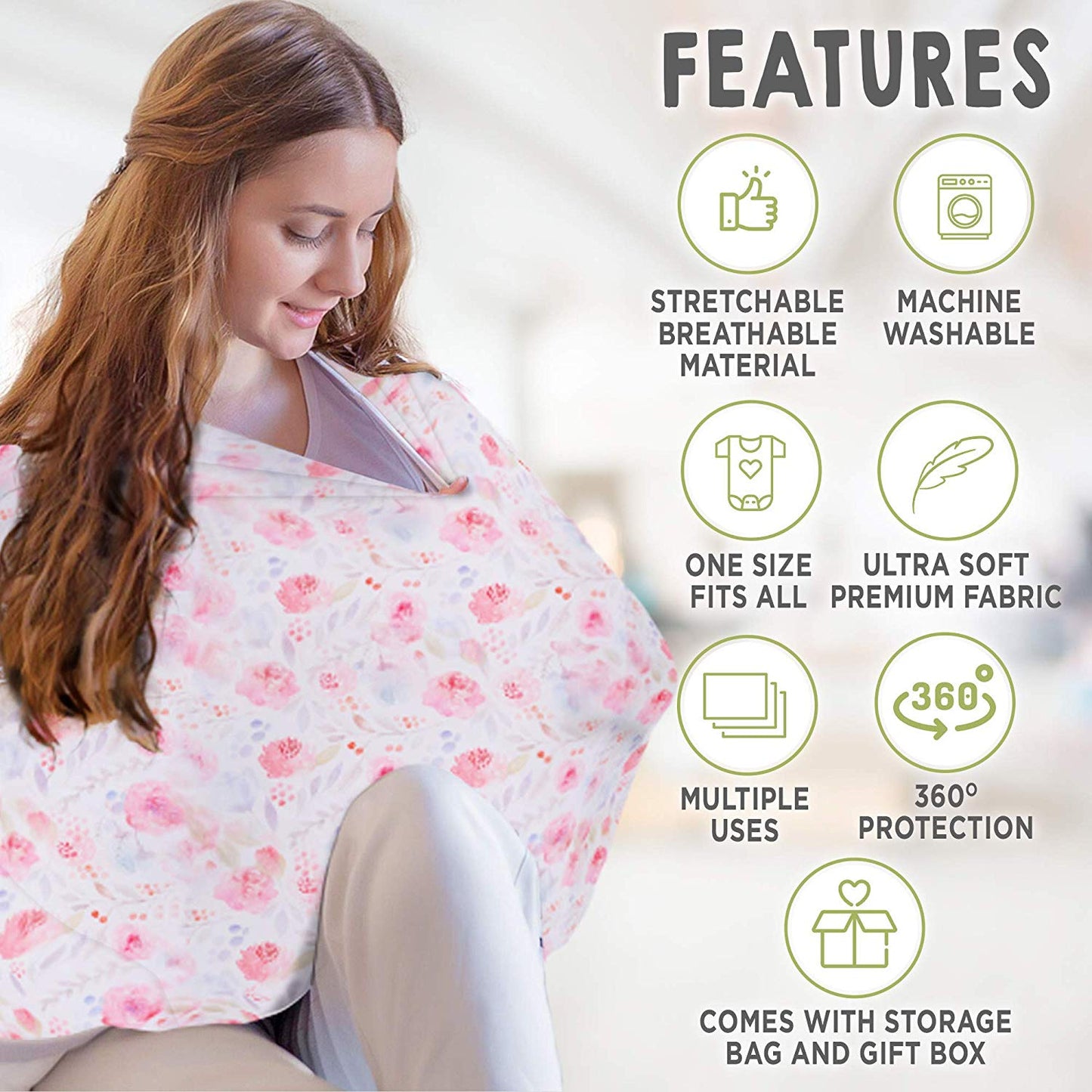 CARSEAT CANOPY - DAINTY BLOOM