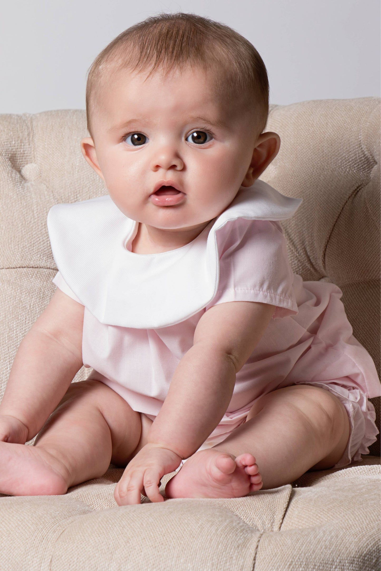 MONOGRAM BIB DRESS