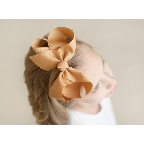 HAIR BOW - HARVEST GOLD