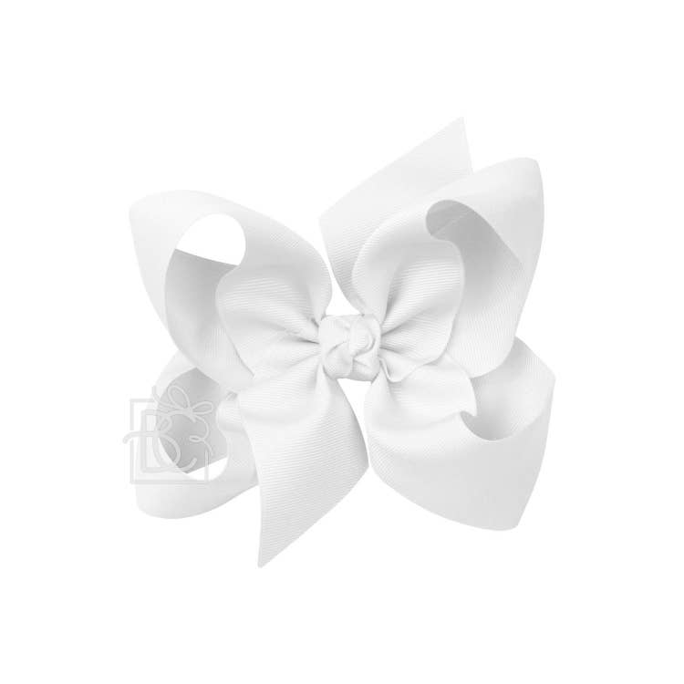SIGNATURE WHITE HAIR BOW