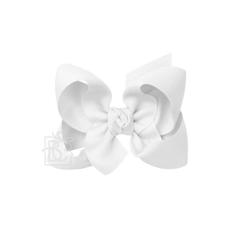 SIGNATURE WHITE HAIR BOW