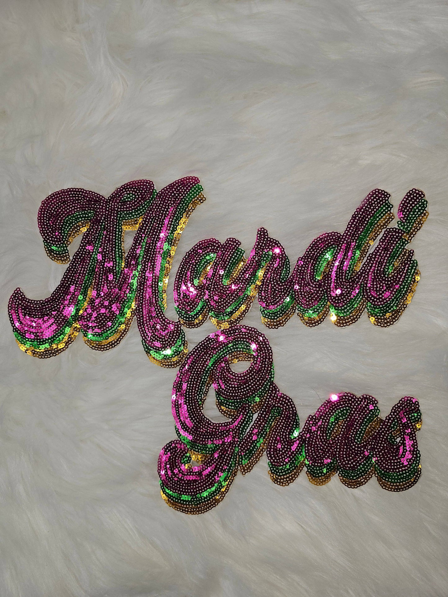 MARDI GRAS SEQUIN PATCH