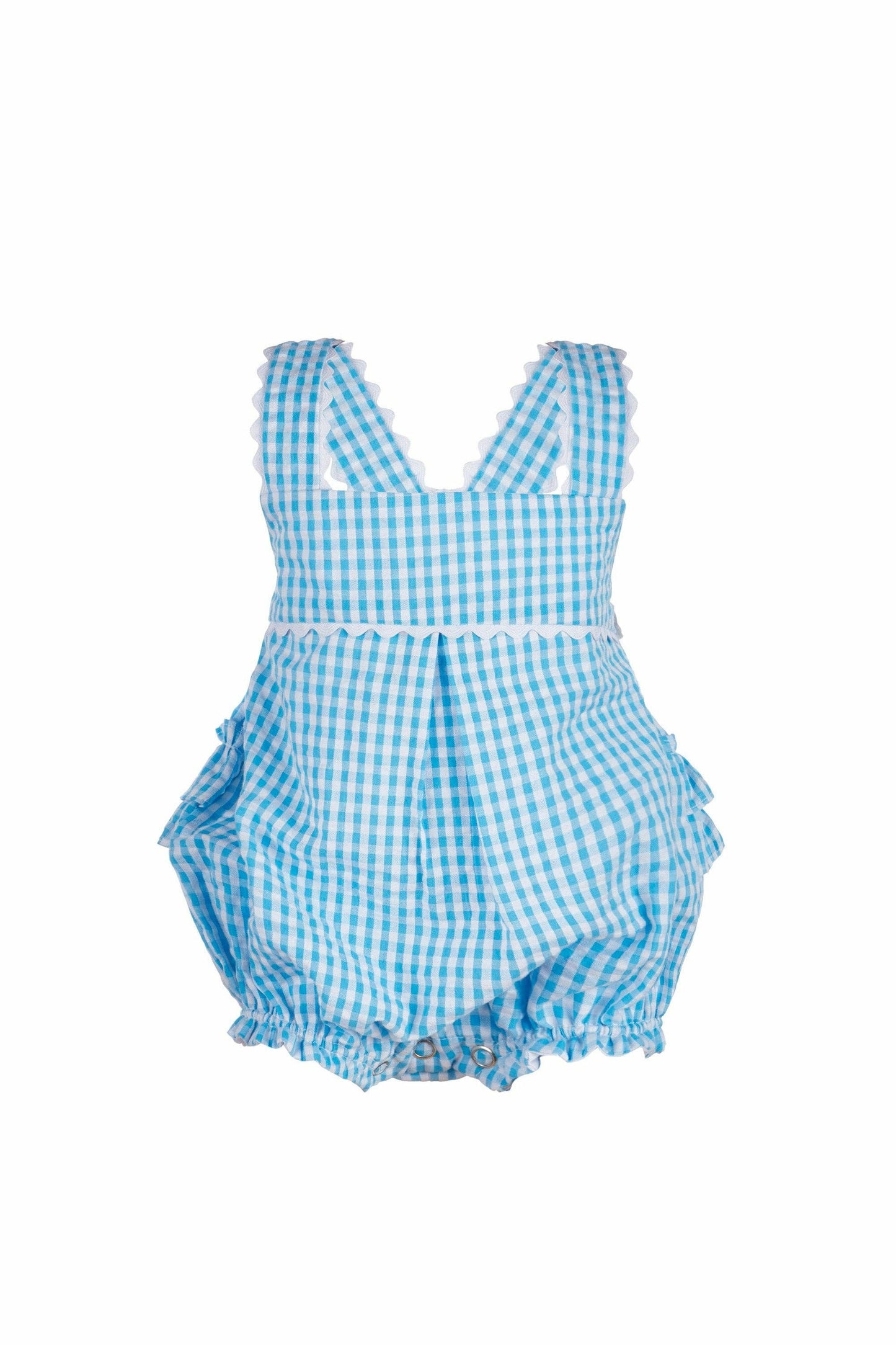 AQUA CHECKER ROMPER