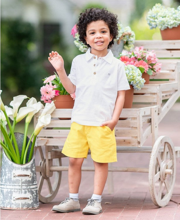 WHITE POLO SHIRT