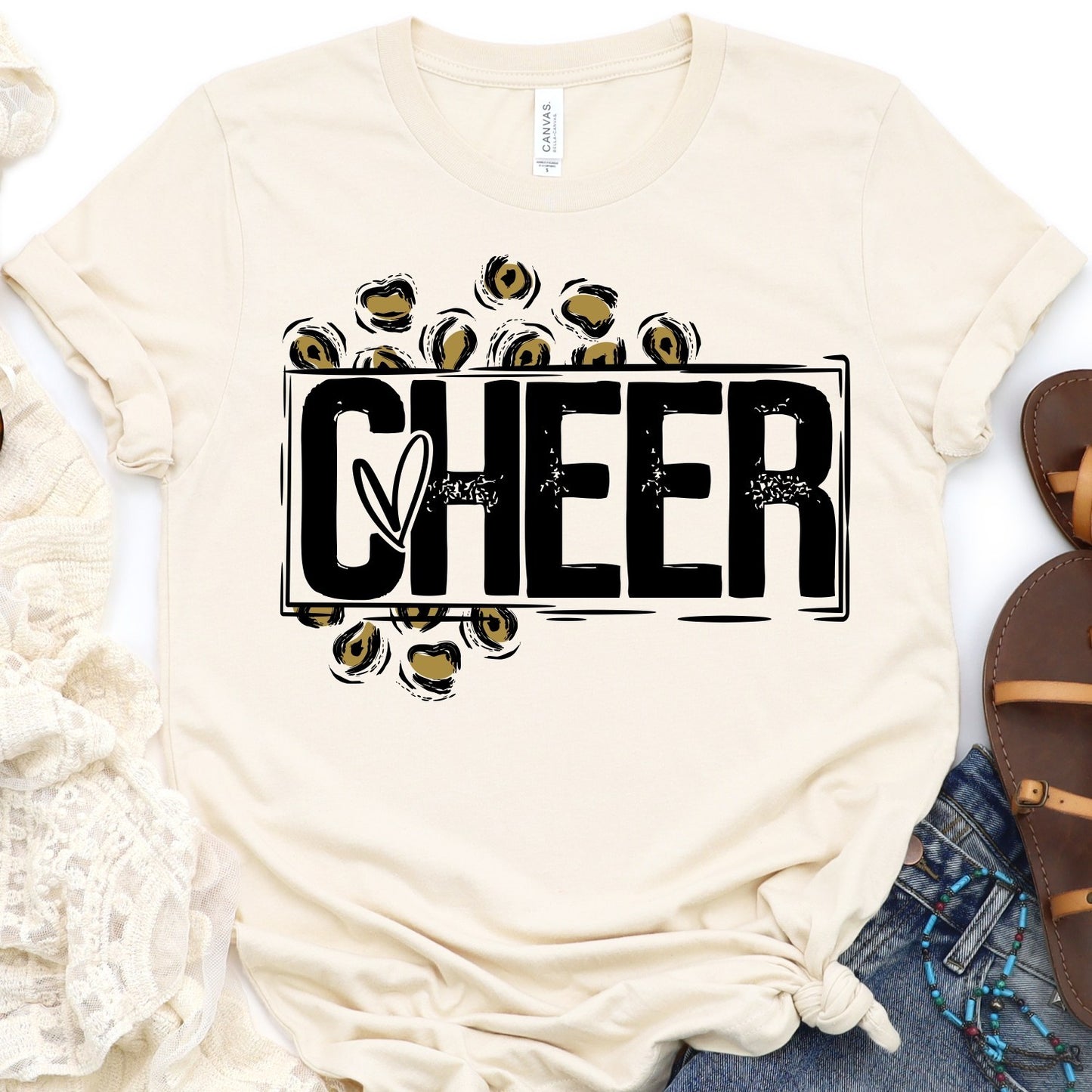 LEOPARD CHEER - METALLIC