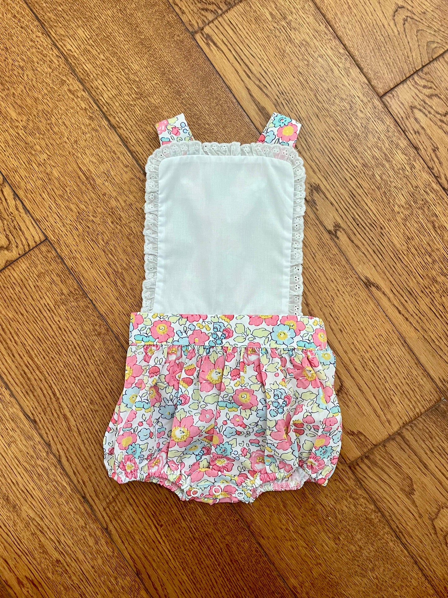 LAURA PINK FLORAL SUNSUIT