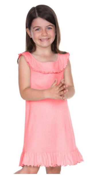 RUFFLE COLLAR TANK DRESS