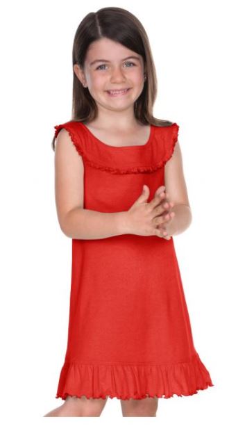 RUFFLE COLLAR TANK DRESS