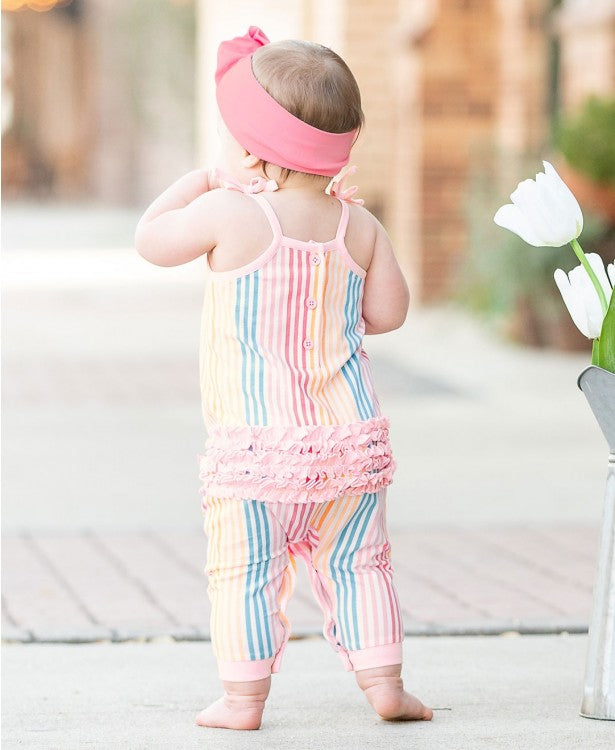 DAYDREAM STRIPE FULL LENGTH ROMPER