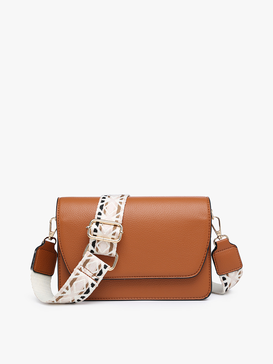 NOAH CROSSBODY W/ GUITAR STRAP: BLUSH