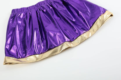 PURPLE & GOLD SKORT