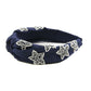 SILVER STARS KNOT HEADBAND