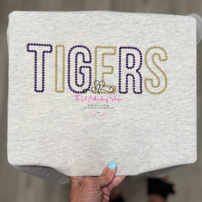 TIGERS {Hollywood Lights} SWEATSHIRT