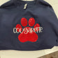 PAW {sequin applique} COUGARETTE SWEATSHIRT