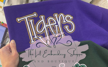 TIGERS 3d puff SWEATSHIRT