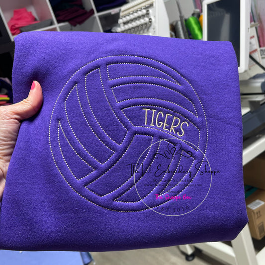 VOLLEYBALL - 3D PUFF EMBOSSED - SWEATSHIRT