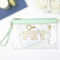CLEAR TRAVEL BAG: GRAY
