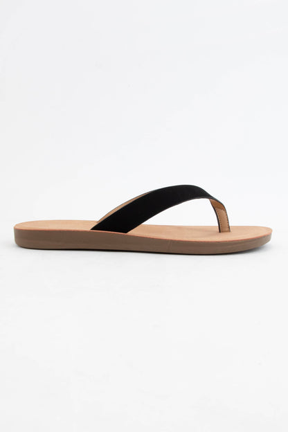 BASIC THONG SLIDE: NUDE TAN