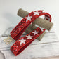 RED & WHITE GAMEDAY PURSE STRAP