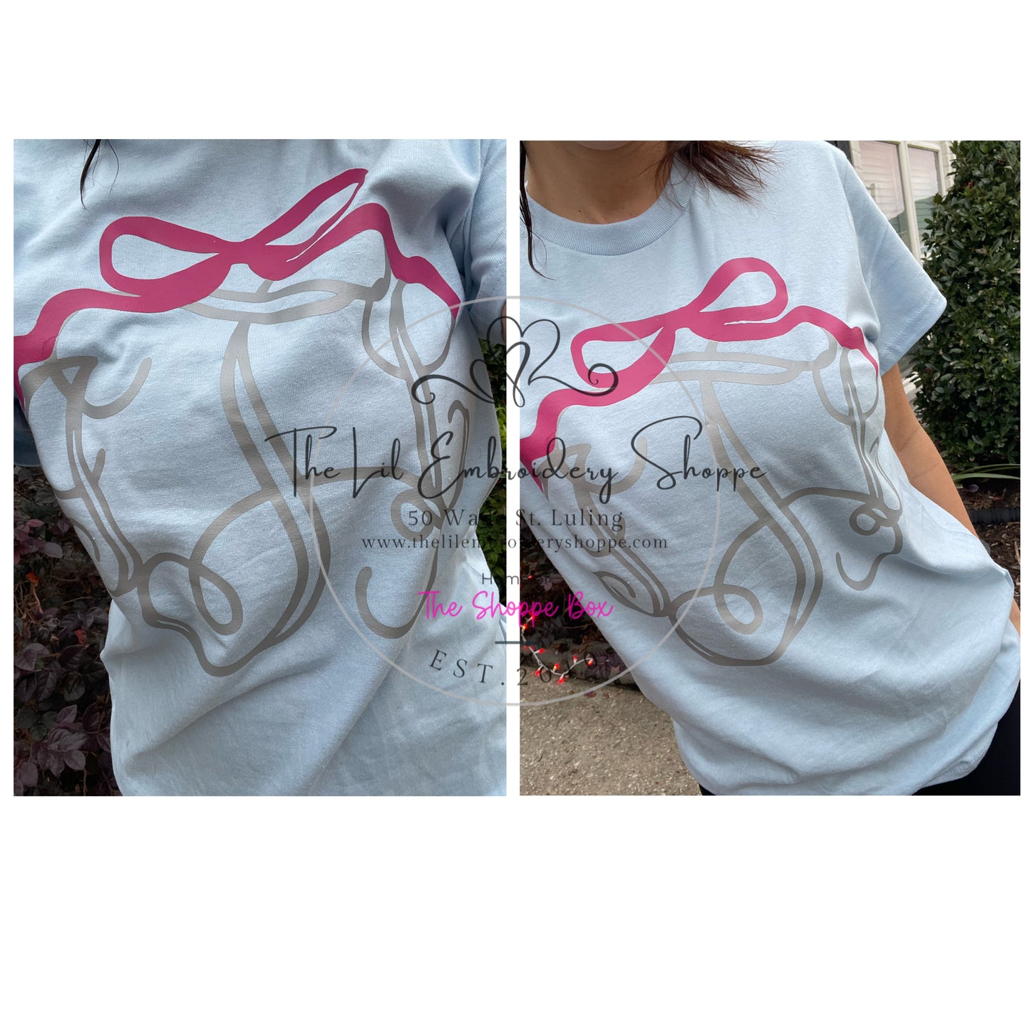 BOW MONOGRAM T-SHIRT