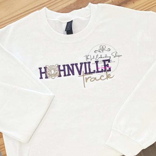 HAHNVILLE {tiger head team/mascot} SWEATSHIRT