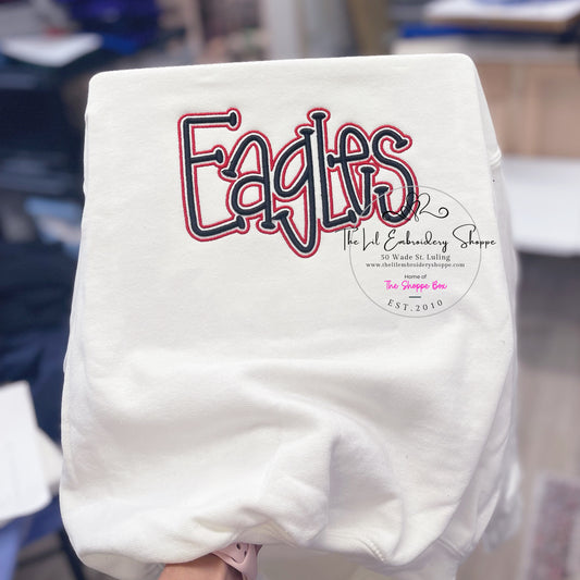 EAGLES 3d puff SWEATSHIRT