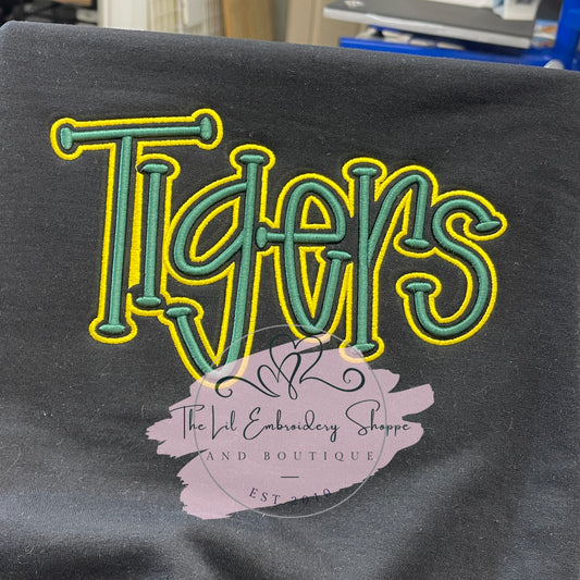 TIGERS 3d puff SWEATSHIRT