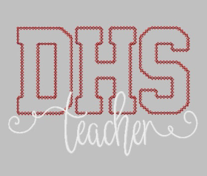DHS {applique} your team SWEATSHIRT
