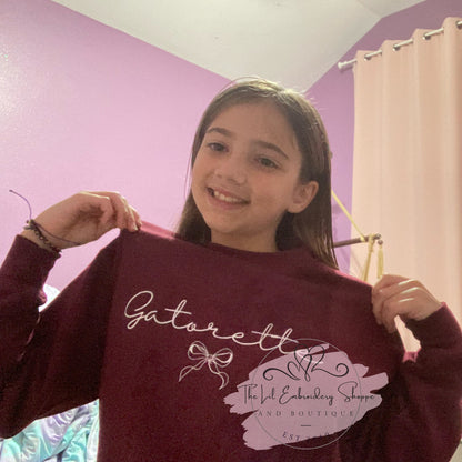 GATORETTE (BOW) SWEATSHIRT