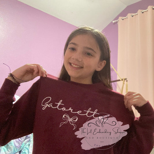 GATORETTE (BOW) SWEATSHIRT