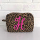 LEOPARD PRINT MAKEUP TOTE