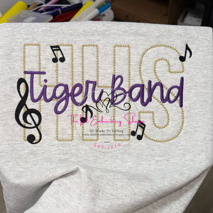 HHS (Hollywood Lights) TIGER BAND SWEATSHIRT