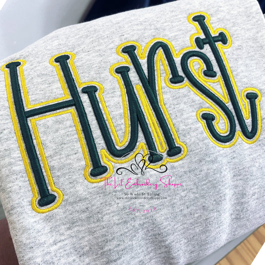 HURST 3d puff SWEATSHIRT