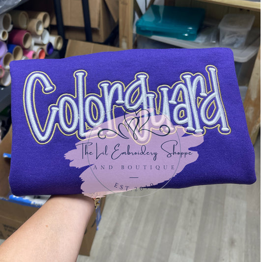 COLORGUARD 3d puff SWEATSHIRT