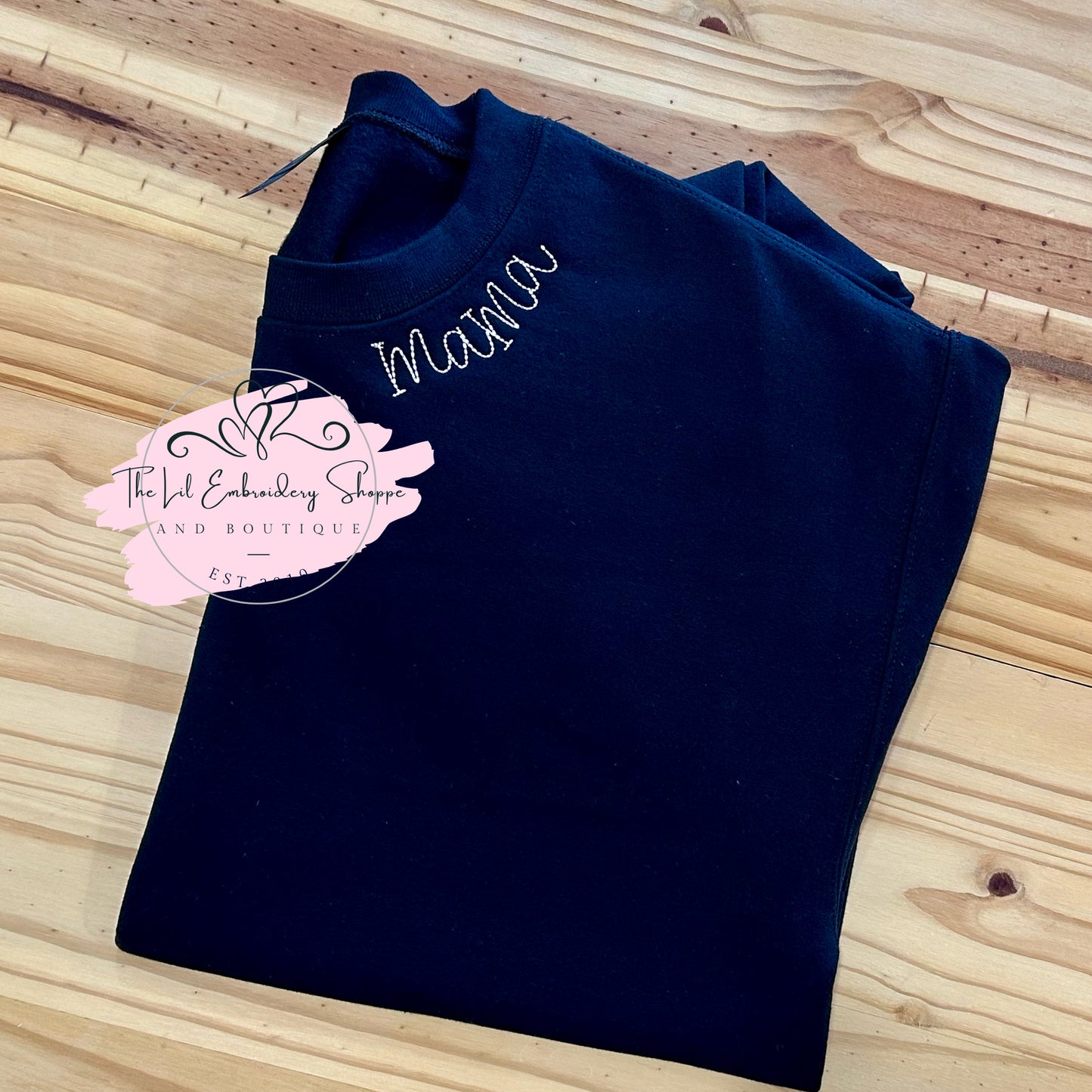 "mama" NECKLINE SWEATSHIRT