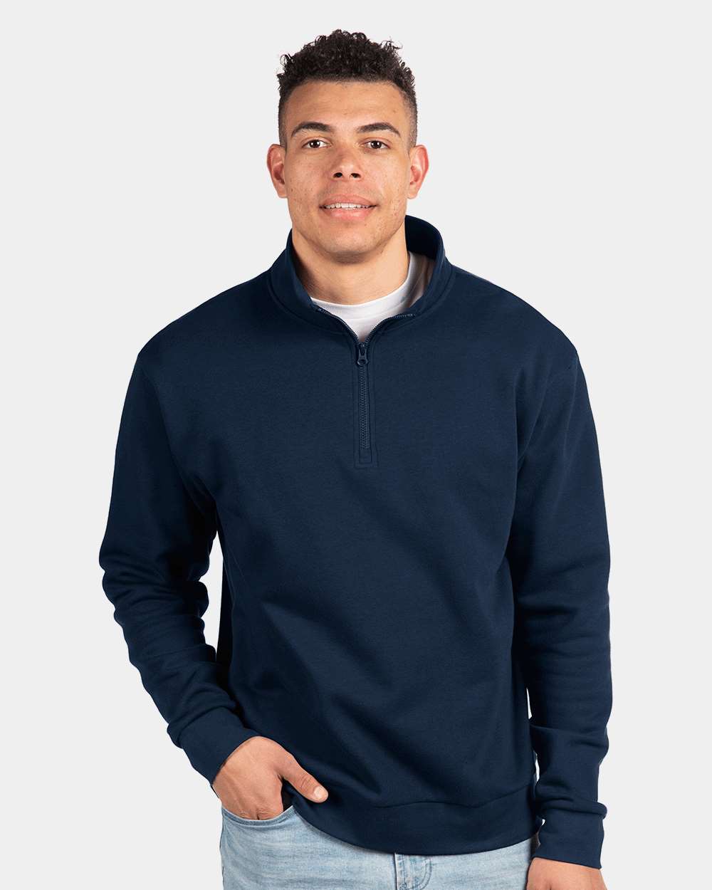 NEXT LEVEL FLEECE QUARTER ZIP - STYLE 9643